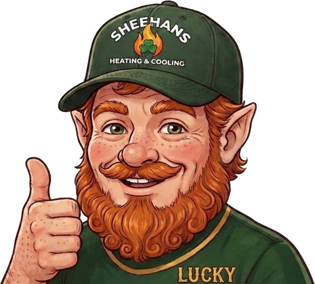Lucky, the Sheehan's mascot